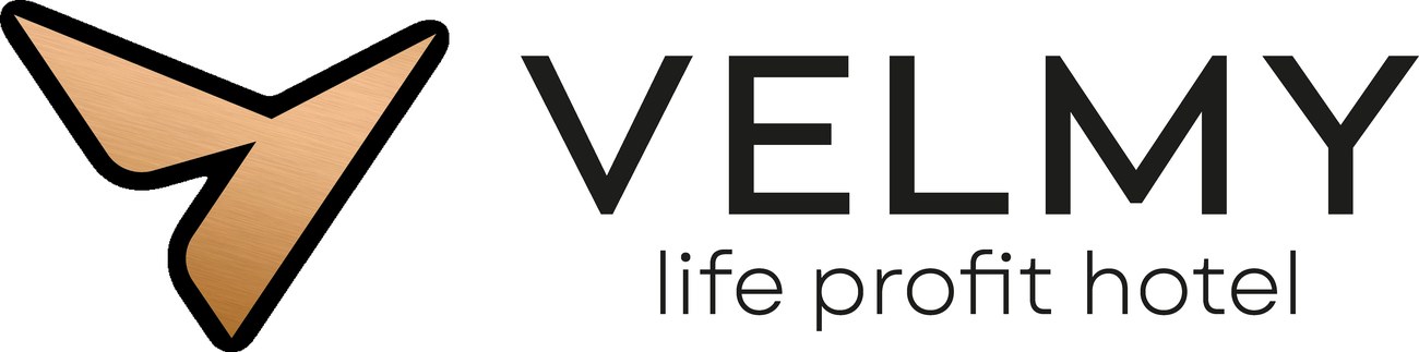 Логотип VELMY — life profit hotel
